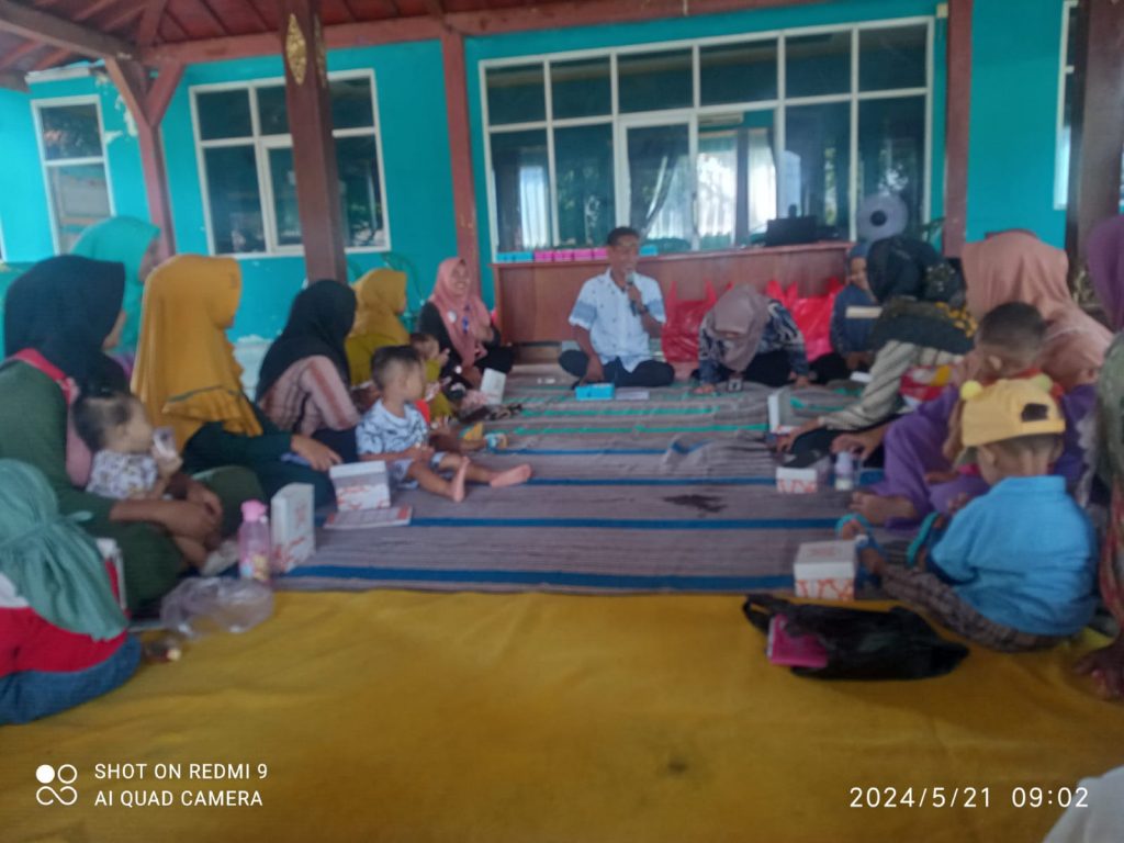 MONITORING DAN EVALUASI PEMBERIAN PMT LOKAL BAGI IBU HAMIL KEK (KEKURANGAN ENERGI KRONIS) DAN BALITA GIZI KURANG DI DESA TARUB
