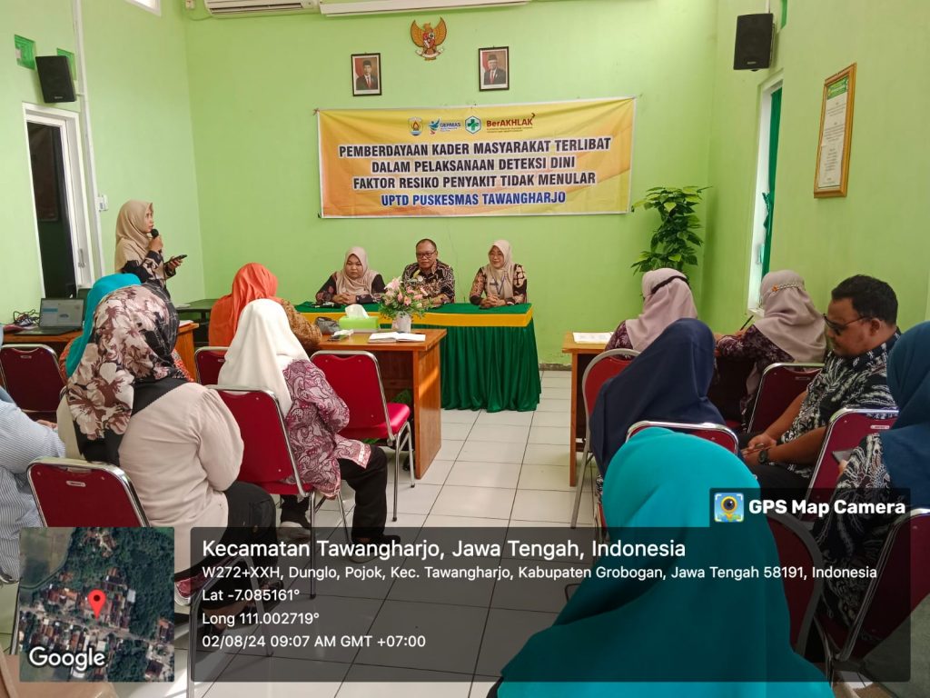 PEMBERDAYAAN KADER MASYARAKAT TERLIBAT DALAM PELAKSANAAN DETEKSI DINI FAKTOR RESIKO PENYAKIT TIDAK MENULAR