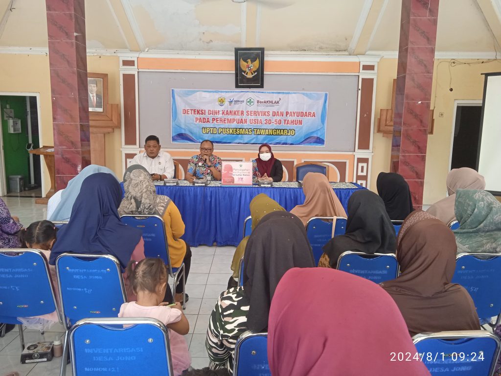 DETEKSI DINI KANKER SERVIKS DAN PAYUDARA PADA PEREMPUAN USIA 30-50 TAHUN DI DESA JONO