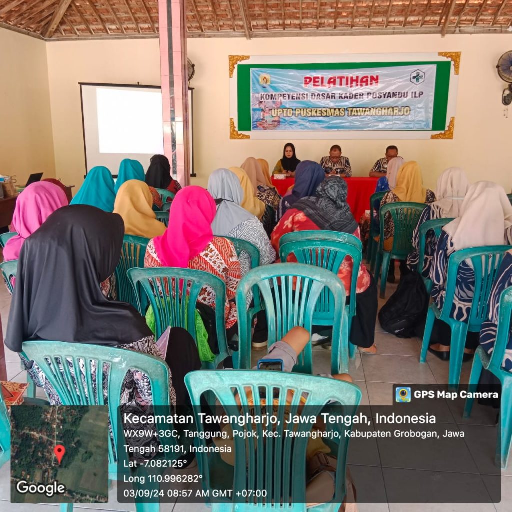 PELATIHAN KOMPETENSI DASAR KADER POSYANDU ILP TAHUN 2024 UPTD PUSKESMAS TAWANGHARJO