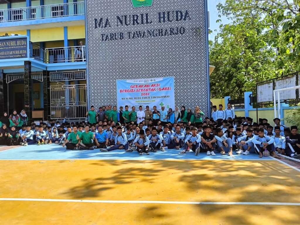 Gerakan Aksi Bergizi Serentak Di Ma Nuril Huda Desa Tarub Kecamatan Tawangharjo