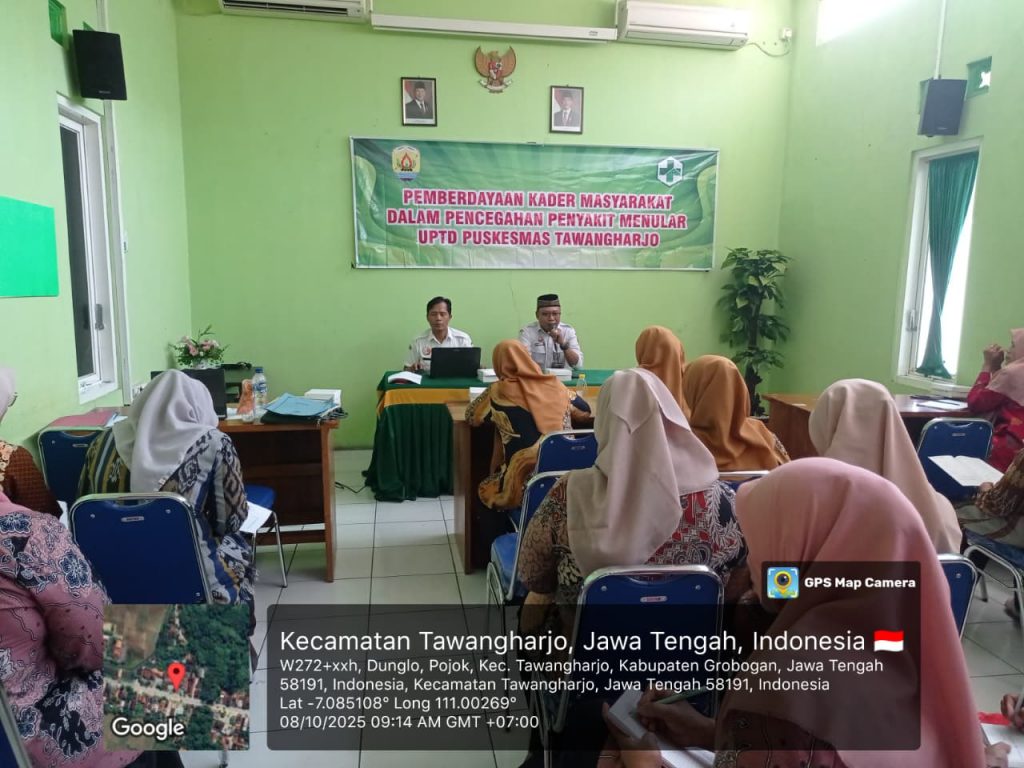 PEMBERDAYAAN KADER MASYARAKAT DALAM PENCEGAHAN PENYAKIT MENULAR UPTD PUSKESMAS TAWANGHARJO