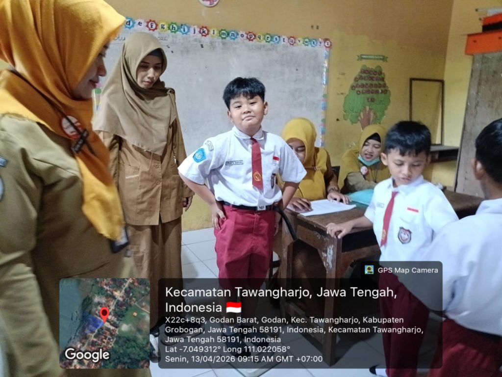 Pemeriksaan kesehatan Usia Anak Sekolah & Pemeriksaan Frambusia di SD N Godan Wilayah Puskesmas Tawangharjo